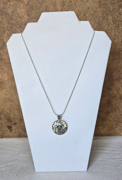 Abundance Pendant Oak & Acorns w/Aventurine