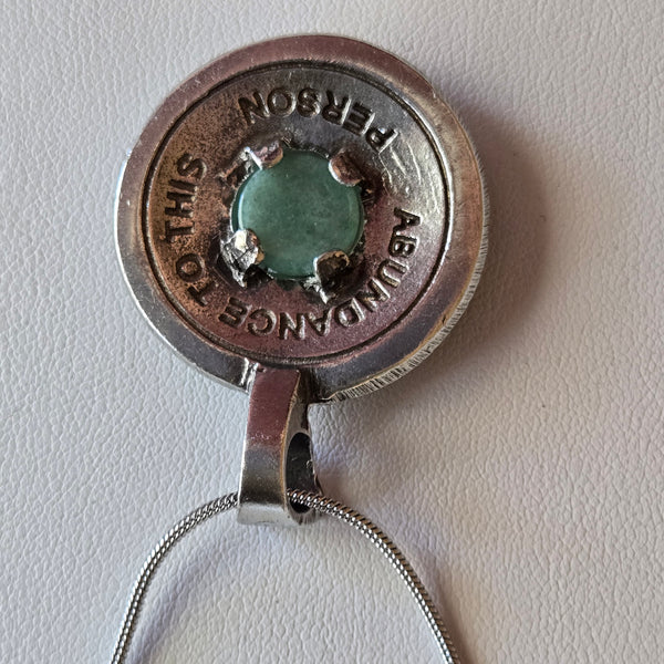 Abundance Pendant Oak & Acorns w/Aventurine