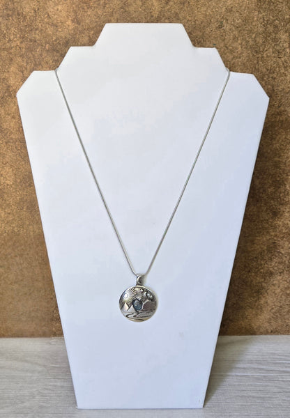 Natural Blessings Pendant w/Labradorite gemstone