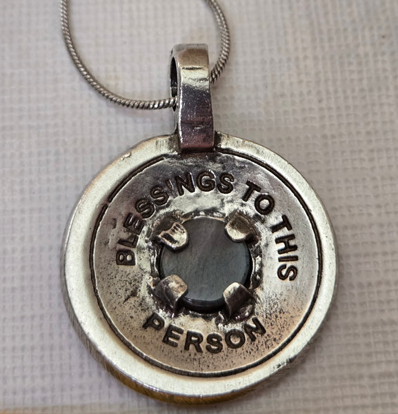 Natural Blessings Pendant w/Labradorite gemstone