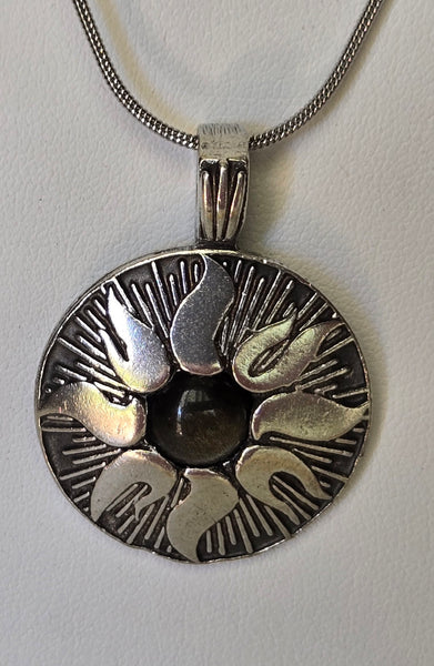 Eclipse Clarity Pendant w/Golden Sheen Obsidian