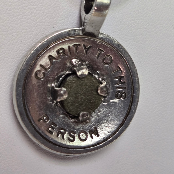 Eclipse Clarity Pendant w/Golden Sheen Obsidian