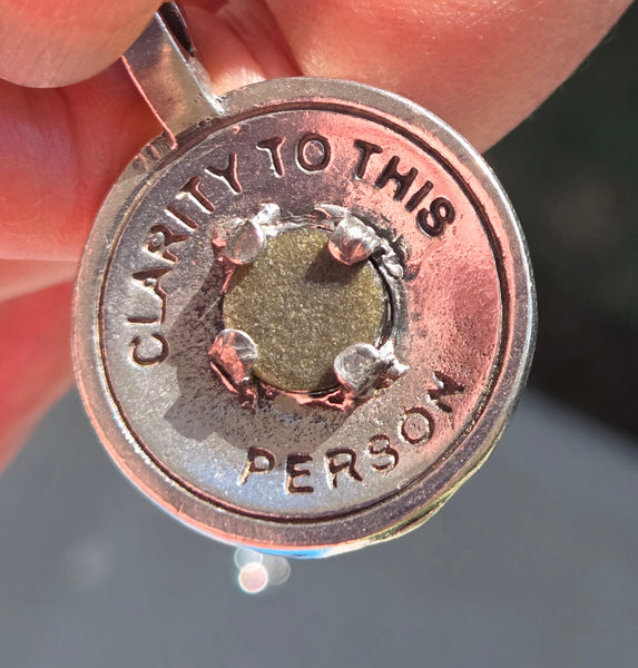 Eclipse Clarity Pendant w/Golden Sheen Obsidian