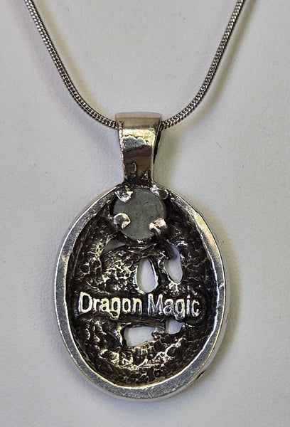 Dragon Magic Pendant w/Labradorite Gemstone
