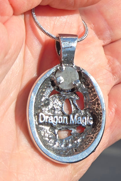 Dragon Magic Pendant w/Labradorite Gemstone