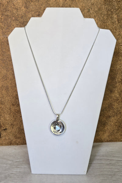 Sunlight Clarity Pendant w/Sun & Rutilated Quartz